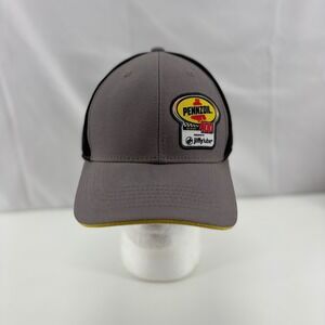 Pennzoil 400 Las Vegas Jiffy Lube Trucker Hat Grey Black NASCAR Snapback Cap
